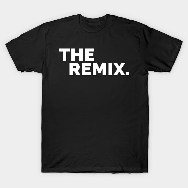 The remix White T-Shirt by Stellart